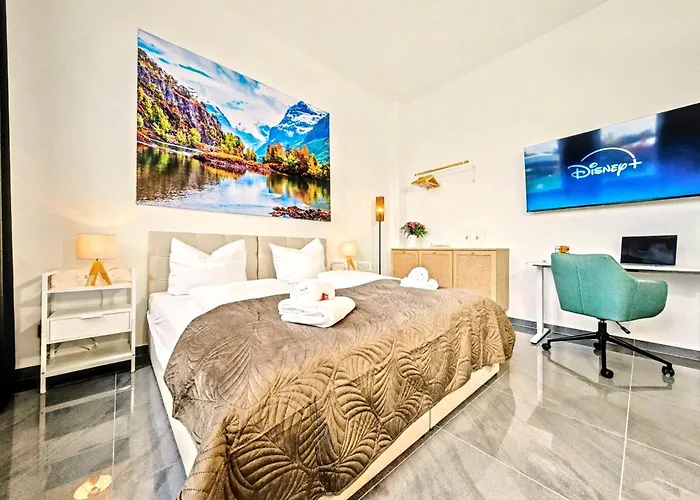 Scandi Loft Fuer Bis Zu 12, Whirlpool, Sauna, Gaming, Nordstadt *